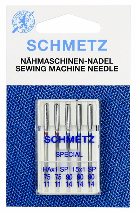 Иглы Супер Стрейч №75(2),90(3), Schmetz, 5шт 22:82.FB1.VTS - фото 5047