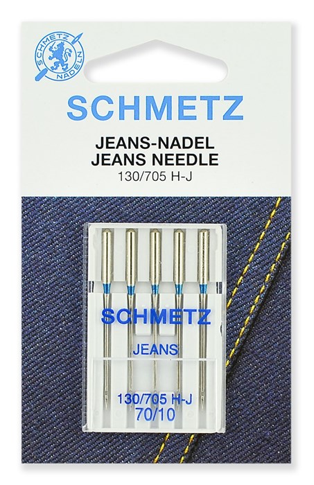 Иглы для джинсы № 70, Schmetz, 5 шт 22:30.FB2.VBS - фото 5092