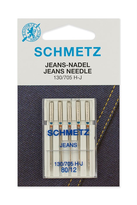Иглы для джинсы № 80, Schmetz, 5 шт 22:30.FB2.VCS - фото 5093