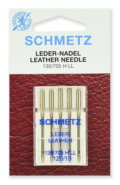 Иглы для кожи № 120, Schmetz, 5 шт 22:15.AS2.VGS - фото 5103
