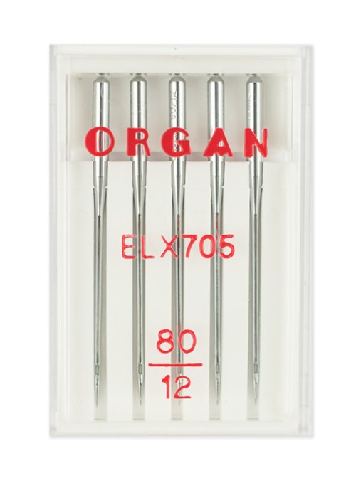Иглы для плоскошовных машин № 80, Organ, 5 шт EL  х 705. 80.5 - фото 5112
