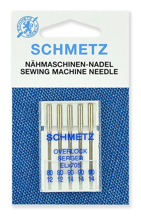 Иглы для плоскошовных машин, хромированные №80(2),90(3), Schmetz, 5шт 22:40.1.VZS - фото 5115