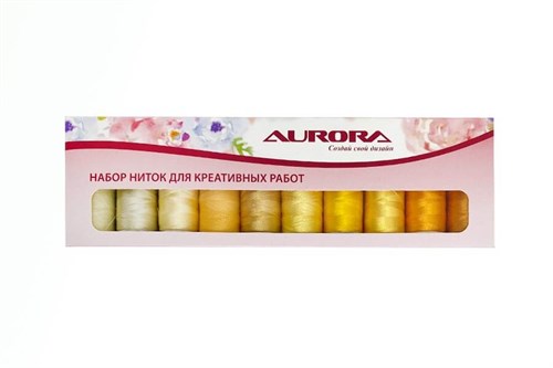 Набор ниток для креативных работ Одуванчик AU-8208 Aurora AU-8208 - фото 7847