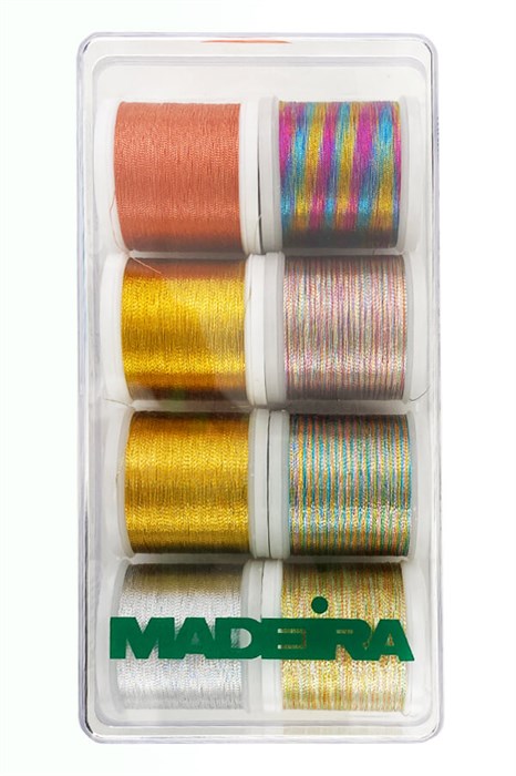 Набор ниток Metallic Brilliant 8*200м Madeira 8009 - фото 7851