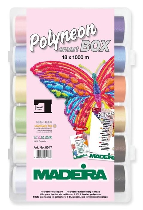 Набор ниток Polyneon 18*1000м Madeira 8047 - фото 7856