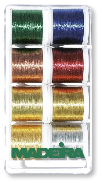 Набор ниток Metallic Classic 8*200м Madeira 8012 - фото 7951