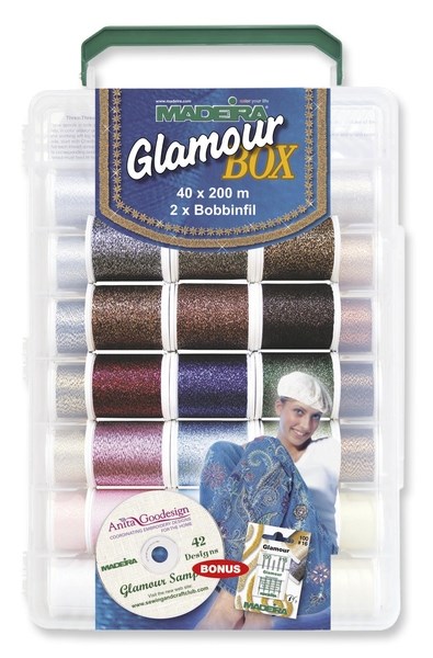 Набор ниток Glamour №12 Madeira 8060 - фото 7957