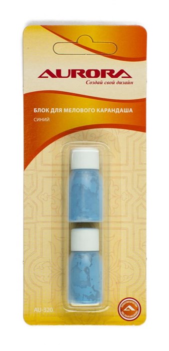 Блок запасной для мелового карандаша синий AU-320 - фото 8113