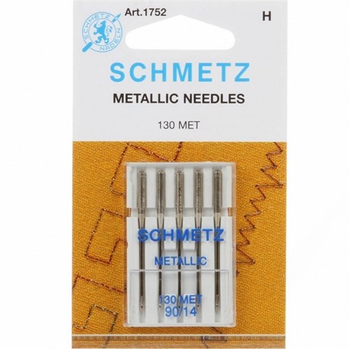 Иглы для металлизированных нитей №90, Schmetz, 5 шт 08:91 2 VDS - фото 8307