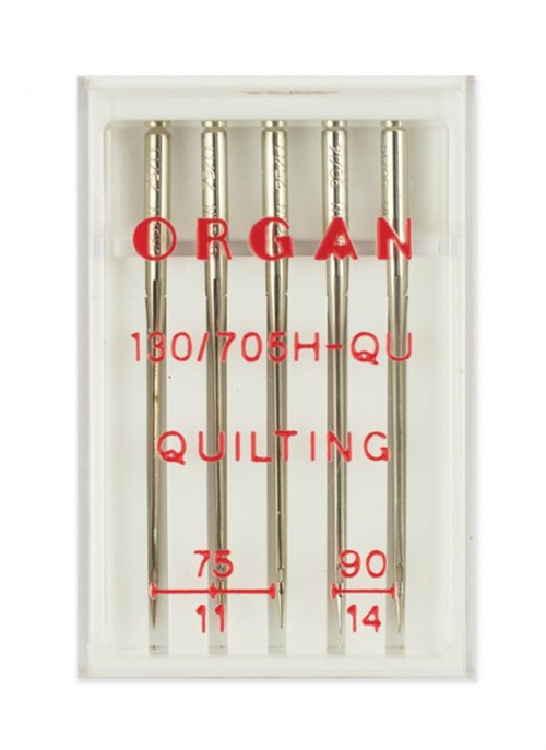 Иглы квилтинг №75(3),90(2), Organ, 5 шт 130/705. H-Q - фото 8327