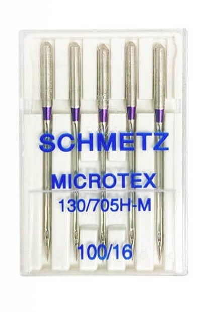 Иглы микротекс (особо острые) №100, Schmetz, 5шт 22:31.MA2.VES - фото 8361