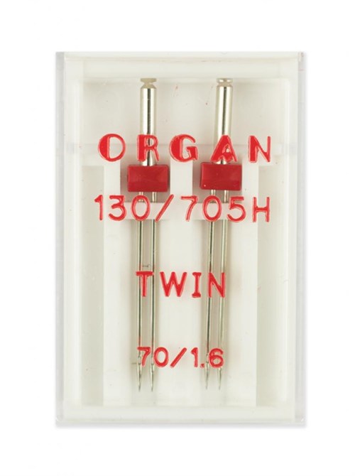Иглы стандарт двойные № 70/1,6, Organ, 2 шт 130/705.70/1,6.2.H - фото 8380