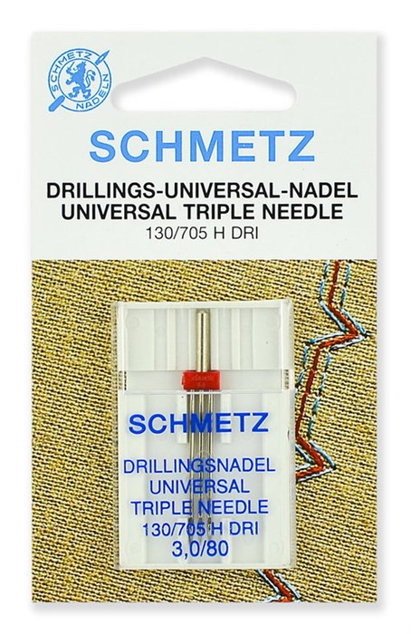 Иглы тройные № 80/3,0, Schmetz, 1шт 79:30.2.SCS - фото 8397