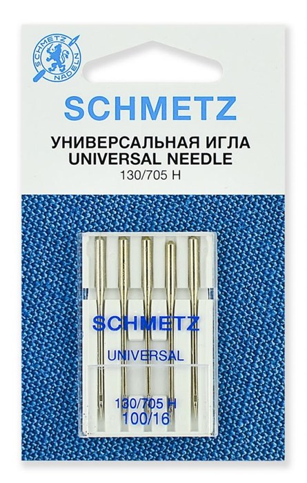 Иглы стандартные № 100, Schmetz, 5шт 22:15.2.VES - фото 8404