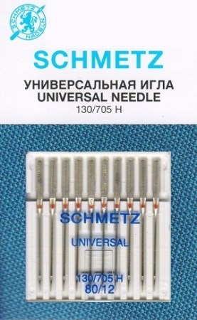 Иглы стандартные № 80, Schmetz, 10шт 22:15.2.XCS - фото 8406
