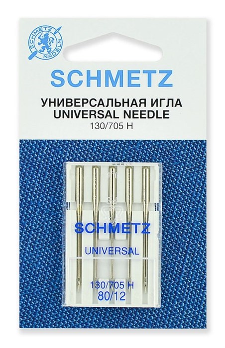 Иглы стандартные № 80, Schmetz, 5 шт 22:15.2.VCS - фото 8407