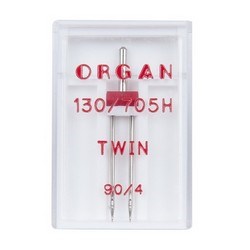 Иглы двойные стандарт № 90/4,0, Organ, 1шт 130/705.90/4,0.1.H - фото 8434