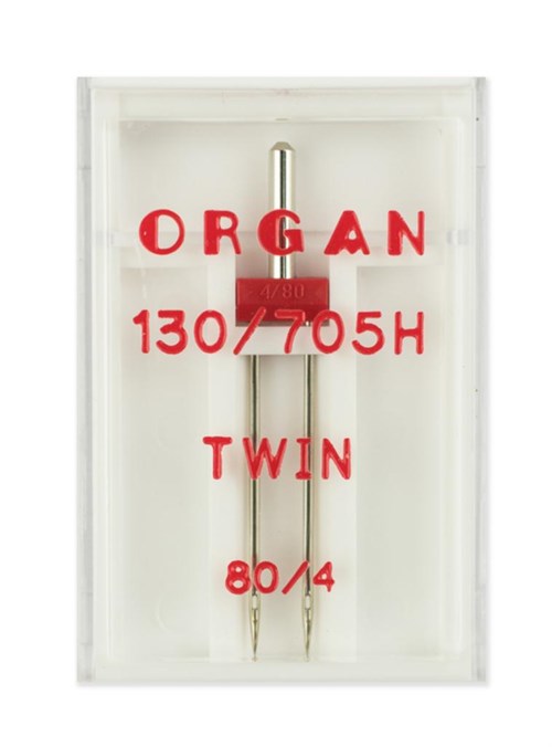 Иглы двойные стандарт № 80/4,0,Organ, 1 шт 130/705.80/4,0.1.H - фото 8436