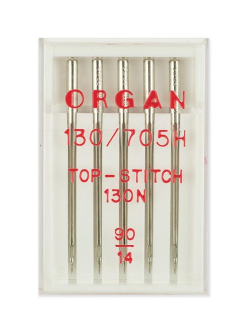Иглы Top Stitch №90, Organ, 5шт 130/705.90.5 - фото 8461