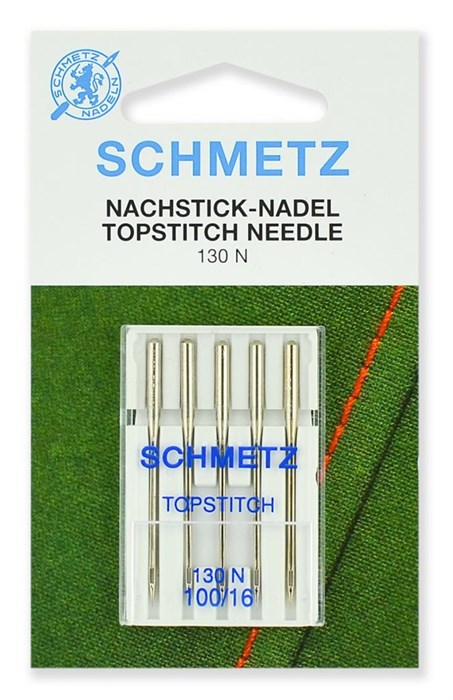 Иглы Top Stitch №100, Schmetz, 5шт 08:90 2 VES - фото 8463