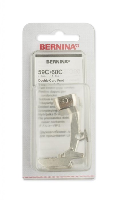 Лапка для шв. маш. №60C для вшивания шнуров Bernina 032 370 72 01 - фото 8720
