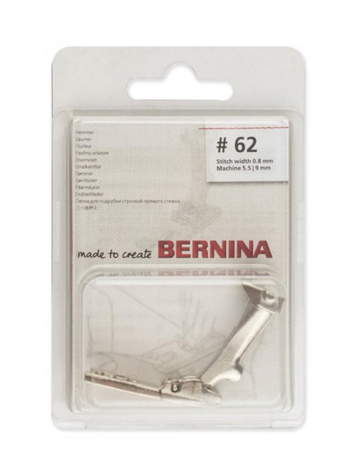 Лапка для шв. маш. №62 узкий подрубатель прямостроч. 2 мм Bernina 008 482 73 00 - фото 8754