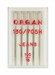 Иглы джинс №100, Organ, 5шт 130/705.100.5.H-J - фото 5084