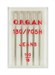 Иглы джинс №100, Organ, 5шт 130/705.100.5.H-J - фото 8317