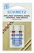 Иглы стандартные двойные № 90/3,0, Schmetz, 2шт 70:30.2.DDS - фото 8393