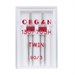 Иглы двойные стандарт № 90/3,0, Organ, 2шт 130/705.90/3,0.2.H - фото 8435